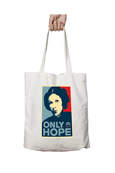 ART HEDİYE حقيبة كتف قابلة للغسل بطبعات حرب النجوم من Only Hope Princess Leia...
