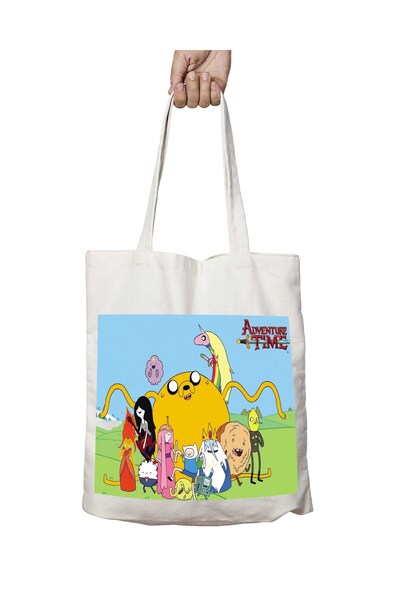 ART HEDİYE Adventure Time - (2) Сумка з принтом персонажів, що можна прати