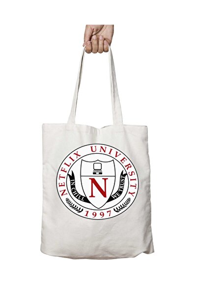 ART HEDİYE Netflix UniversitY - Two Sides Permanent Printed Washable Shoulder...