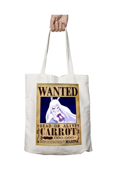 ART HEDİYE Wanted Carrot Anime - Двостороння сумка з постійним принтом, яку м...