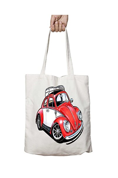 ART HEDİYE Volkswagen 3 - Two Sides Permanent Printed Washable Bag