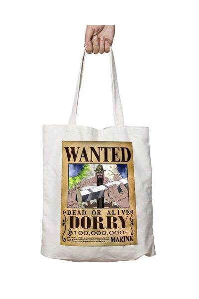 ART HEDİYE Wanted Dorry Anime - حقيبة قابلة للغسل مطبوعة على الجانبين