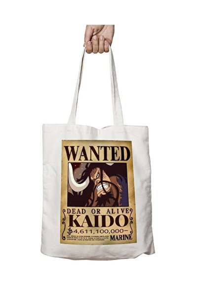 ART HEDİYE Wanted Kaido Anime - حقيبة قابلة للغسل مطبوعة على الجانبين