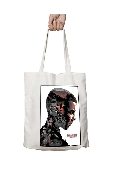 ART HEDİYE حقيبة مطبوعة قابلة للغسل من Stranger Things - تدوم على الجانبين