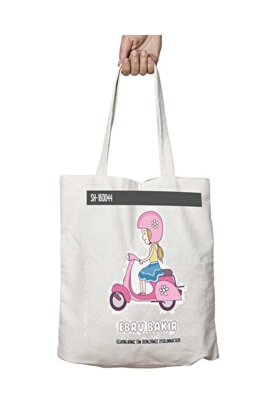 ART HEDİYE Kişiye Özel Vespa Kask Kız Motor iki Tarafı Kalıcı Baskılı Yıkanab...
