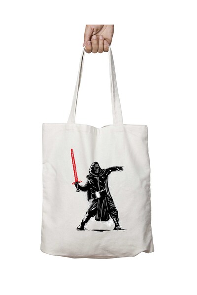 ART HEDİYE حقيبة قابلة للغسل بطباعة دائمة على الجانبين من Star Wars Saber Thr...