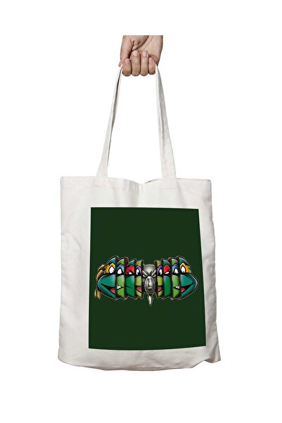 ART HEDİYE حقيبة سلاحف النينجا قابلة للغسل - Origin، Teenage Mutant، مطبوعة على الجانبين