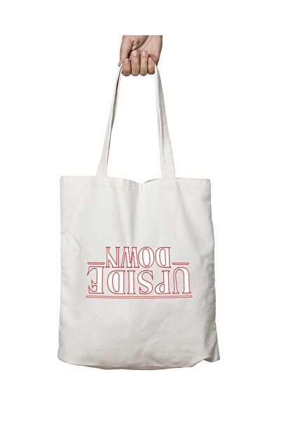 ART HEDİYE حقيبة دائمة قابلة للغسل بطبعة Stranger Things Upside Down