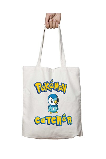 ART HEDİYE حقيبة بوكيمون كاتشر بيبلوب - قابلة للغسل ومطبوعة على الجانبين