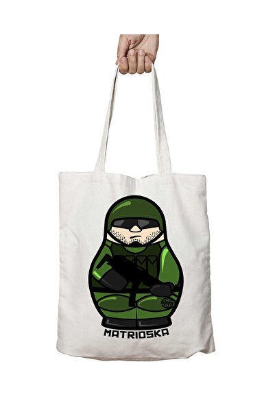 ART HEDİYE Matryoshka vojnik - Dvostrana trajna B Štampano Y Perivo tkanina z...