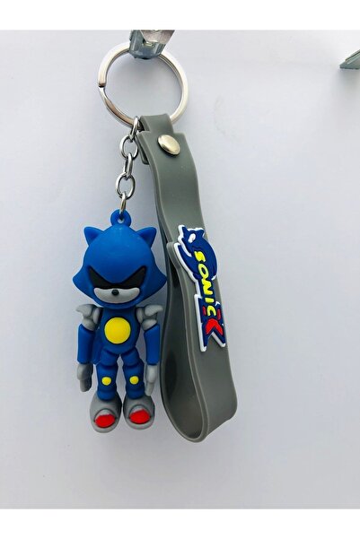 Shem لعبة سلسلة مفاتيح ثلاثية الأبعاد من سونيك هيدجوغ وإكسسوارات حقيبة