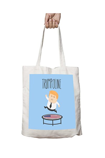 ART HEDİYE ترامبولين دونالد ترامب - حقيبة ريبابليكان كانديت مطبوعة قابلة للغس...