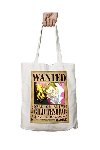 ART HEDİYE Wanted Gild Tesoro - حقيبة كتف قابلة للغسل بنمط الرسوم المتحركة، ت...
