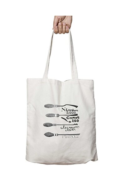 ART HEDİYE حقيبة بروم مطبوعة قابلة للغسل على الجانبين