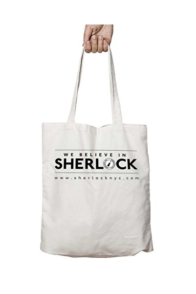 ART HEDİYE نمط شعار شيرلوك - حقيبة جانبية قابلة للغسل ودائمة