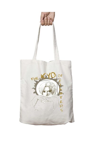 ART HEDİYE حقيبة كتف قابلة للغسل بطباعة دائمة على الجانبين من The Kyo of Figh...