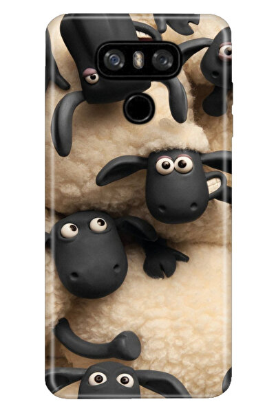 LG G6 Uyumlu Kılıf LG G6 Desenli Silikon Shaun