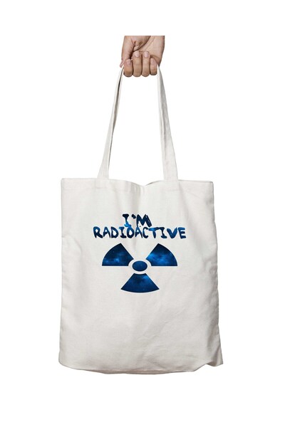 ART HEDİYE RADIOACTIVE - Geantă lavabilă cu imprimeu permanent pe două fețe