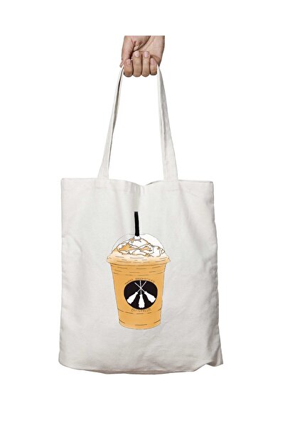 ART HEDİYE Starbucks Butterbeer - Washable Printed Permanent Bag