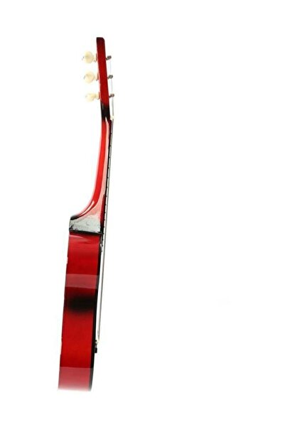 Genel Markalar Çocuk Gitarı Kırmızı 60cm Ahşap 6 Telli Penalı Kırmızıgitarçocuk - GTR-58