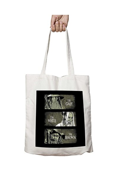 ART HEDİYE Володар перснів - Сірий, коричневий, білий чарівники з принтом, дв...