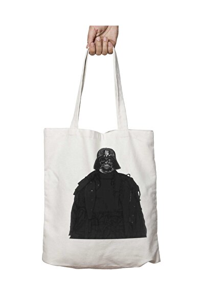 ART HEDİYE معطف ستار وورز دارث فيدر - حقيبة كتف مطبوعة على الجانبين وقابلة للغسل