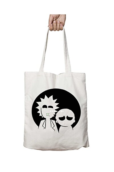 ART HEDİYE Wubba lubba Dub - Two Sides Permanent Printed Washable Shoulder To...