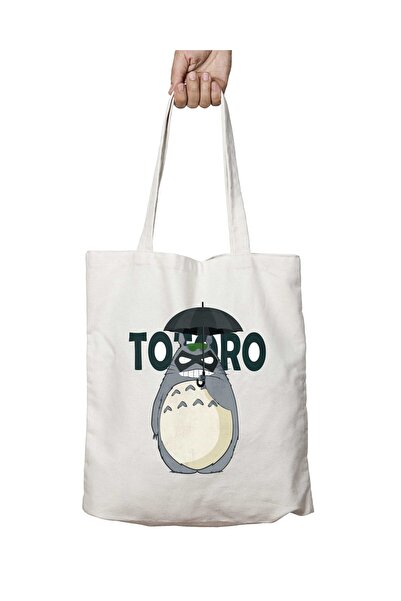 ART HEDİYE توتورو ميازاكي 2 - حقيبة قابلة للغسل بطباعة دائمة على الجانبين