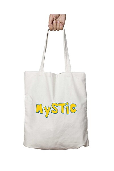 ART HEDİYE بوكيمون كانتو فريق ميستيك - حقيبة كتف مطبوعة دائمة قابلة للغسل