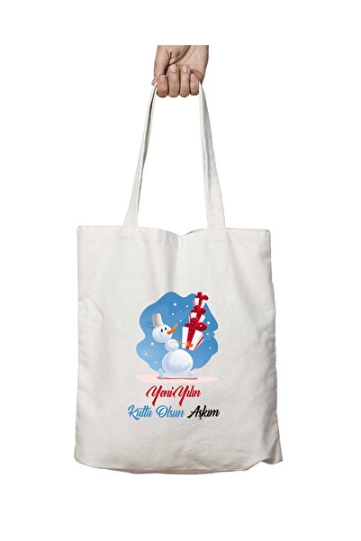 ART HEDİYE حقيبة كتف مطبوعة دائمة وقابلة للغسل من Happy Love of the Year