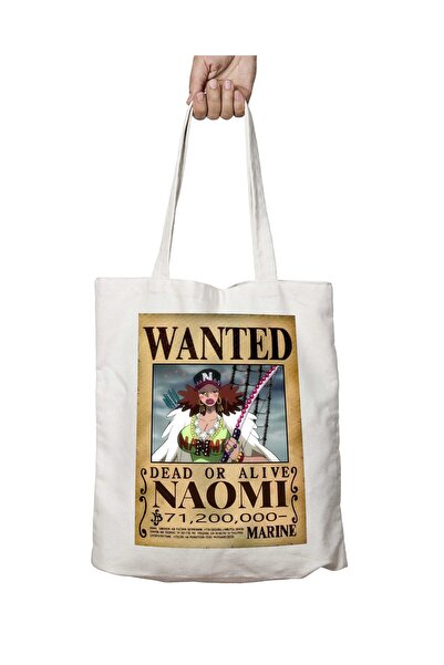 ART HEDİYE Wanted Naomi Anime - حقيبة مطبوعة قابلة للغسل على الجانبين
