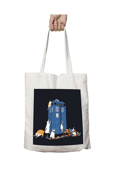 ART HEDİYE Doktor Hu Tardis Sa deznom Putnici kroz vreme Mačke - Perivo i tra...