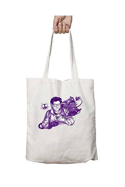 ART HEDİYE حقيبة كتف بوكي بيستر قابلة للغسل للمدرسة والشاطئ - مطبوعة بشكل دائ...