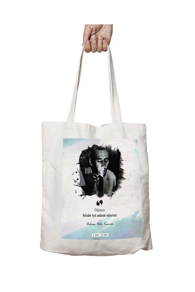 ART HEDİYE Orhan veli - Two Sides Permanent Printed, Washable School and Beac...