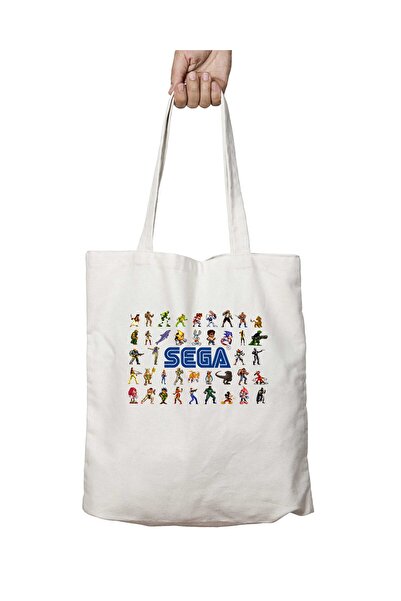 ART HEDİYE Sega Mega Driver - Двостороння сумка з міцним принтом, що можна пр...