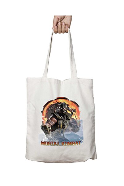 ART HEDİYE SCORPION MORTAL KOMBAT - Мийка шкільна та пляжна сумка, двосторонн...