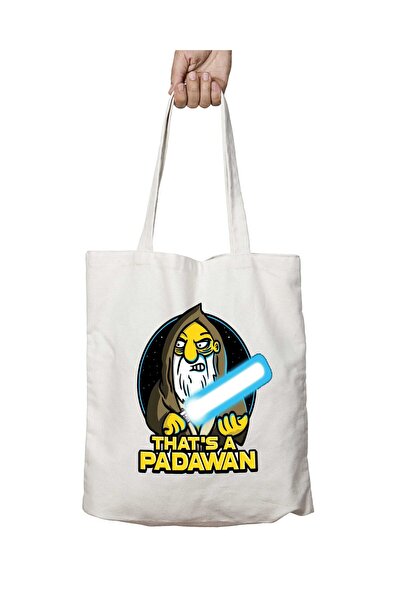 ART HEDİYE Simpson And StAr WArs ThAts A Padawan Jasper BeardlY - Two Side WA...