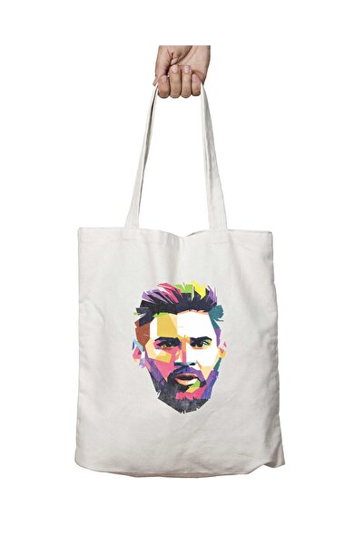 ART HEDİYE حقيبة ميسي مطبوعة قابلة للغسل - تصميم دائم وأنيق