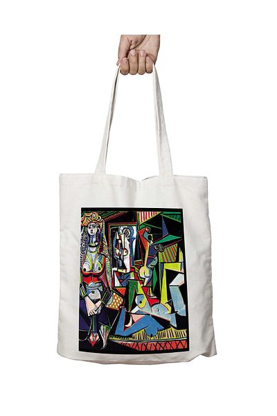 ART HEDİYE Pablo Picasso 'Women of Algiers' με μοτίβο - Πλενόμενη, μόνιμη τυπωμένη τσάντα ώμου