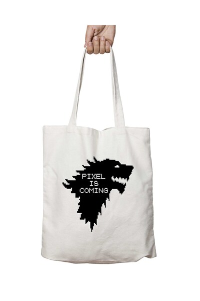 ART HEDİYE Game Of Thrones Printed Pixel Washable Bag - Lasting on Two Sides
