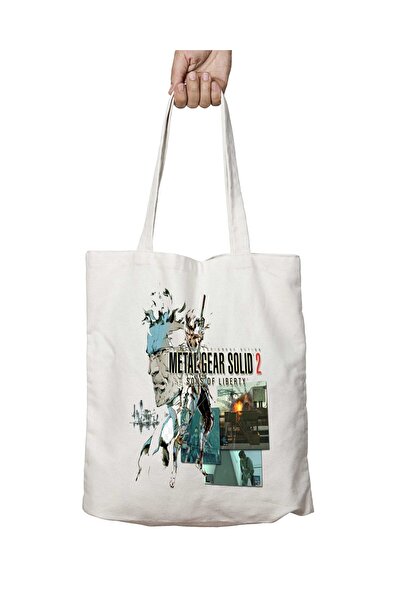 ART HEDİYE حقيبة ميتال جير سوليد أبناء الحرية - قابلة للغسل على الجانبين