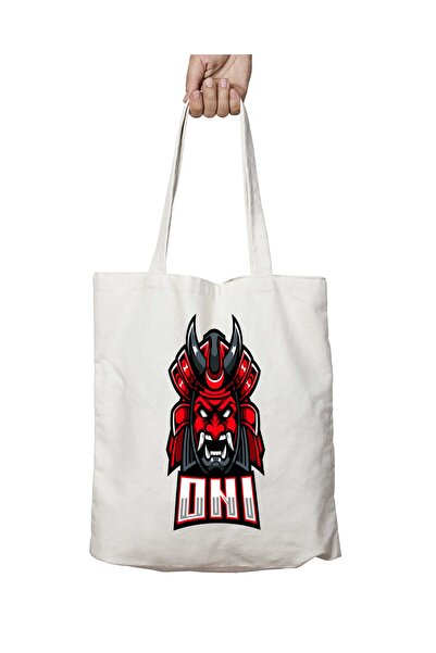 ART HEDİYE Oni Esport Washable Printed Bag - Two Sides Stable