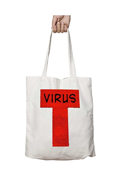 ART HEDİYE ResidenT Evil T Virus - Two Sided PermanenT PrinTed Washable Bag