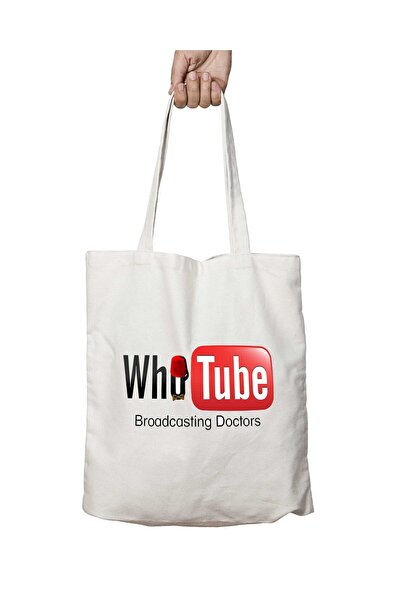 ART HEDİYE Who Tube Doctors Two Side Printed Washable Bag