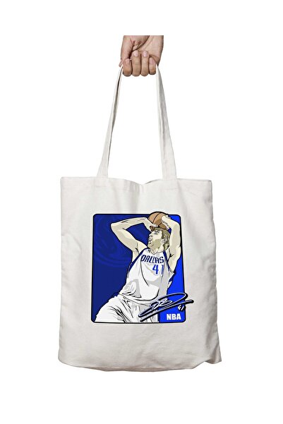 ART HEDİYE NOWITZKI 41 NBA - Мийка сумка з принтом, двосторонній