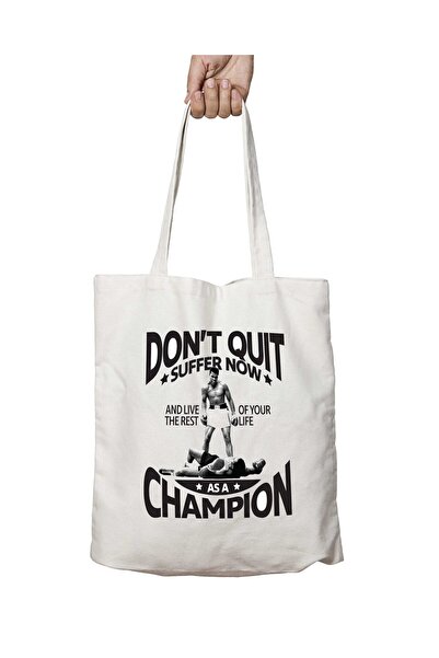 ART HEDİYE Мухаммед Алі 9 двосторонній мішок з постійним принтом, який можна ...