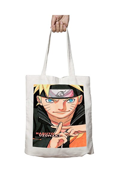 ART HEDİYE ناروتو اوزوماكي (2) - حقيبة قابلة للغسل مطبوعة على الجانبين