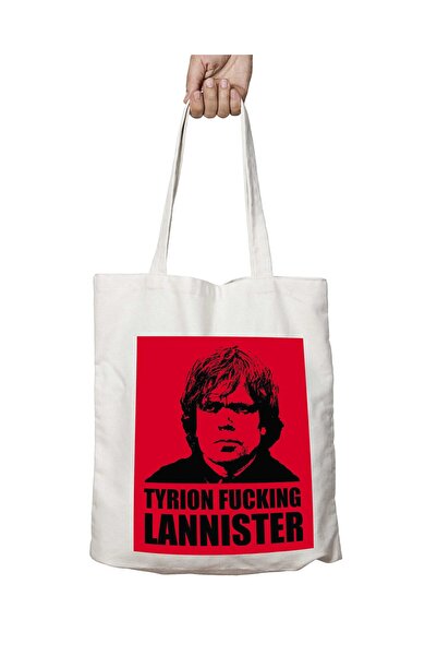 ART HEDİYE حقيبة قابلة للغسل بطبعة Game Of Thrones Tyrion Lannister - تدوم عل...