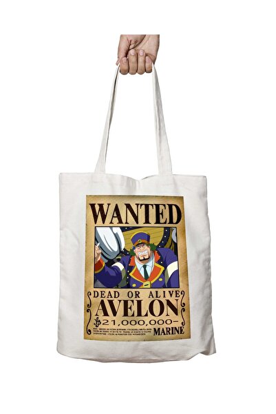 ART HEDİYE Avelon Wanted Anime - حقيبة قابلة للغسل مطبوعة على الجانبين