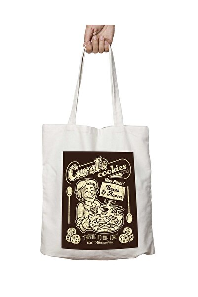 ART HEDİYE حقيبة كتف كارولز كوكيز ذا ووكينج ديد - مطبوعة على الجانبين وقابلة للغسل